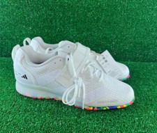 Tênis Adidas Adipower halterofilismo 3 IF0521 branco masculino tamanho 10.5 / WMNS 11.5 comprar usado  Enviando para Brazil