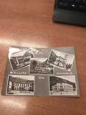 Cartolina saluti grosio usato  Brescia