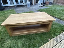 Solid oak coffee for sale  WILLENHALL