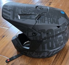 Capacete de Motocross Leatt 3.5 Pequeno Juvenil Infantil Preto Cinza Cidade do Cabo Bicicleta Suja Prot, usado comprar usado  Enviando para Brazil