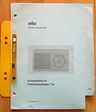 Braun taschenradio t31 gebraucht kaufen  Springe