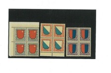 Usado, Suíça SC# B15-17 blocos de 4 MNH. Cat.139.50 (46.50 x 4). Item melhor comprar usado  Enviando para Brazil