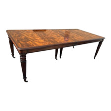 Usado, Mesa de jantar Theodore Alexander grande mogno 6 pernas 2 folhas comprar usado  Enviando para Brazil
