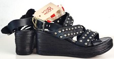 Airstep A.S.98 Sandale Plateau Sandalette Damen Leder Gr.37 Black NEU ETIKETT, usado comprar usado  Enviando para Brazil