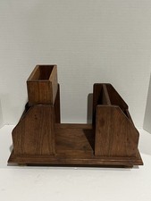 Vintage wooden desk d'occasion  Expédié en Belgium
