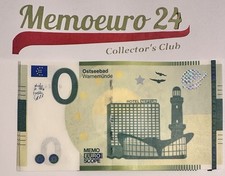 MEMOEURO ® , EAAC164/3 - Warnemünde, memoeuro, banknot memo,, używany na sprzedaż  Wysyłka do Poland