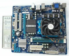Placa-mãe Gigabyte AMD Phenom II X2 555 com proteção de E/S GA-MA74GMT-S2 AM3 D... comprar usado  Enviando para Brazil