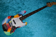 Fender personalizado pintado à mão padrão mexicano jazz baixo MIM México comprar usado  Enviando para Brazil