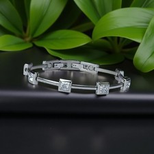Armband edelstahl zirkonia gebraucht kaufen  Warder