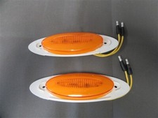 LUZ DE REBOQUE OVAL AMARELA OPTRONICS LED MILLENNIUM (PAR DE 2) 112120307B BARCO comprar usado  Enviando para Brazil