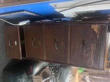 Vintage wooden filing for sale  ROMFORD