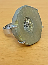 Gold aura druzy for sale  BARRY