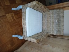 Rattan sessel weißen gebraucht kaufen  Dreieich