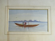 suiv Fausto ZONARO (1854-1929) DESSIN AQUARELLE ISTANBUL TURKEY ORIENTALISME comprar usado  Enviando para Brazil