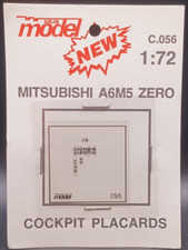 Modelo Plus | Não. Placards C.056 | 1:72 Mitsubishi A6M5 Zero Cockpit comprar usado  Enviando para Brazil