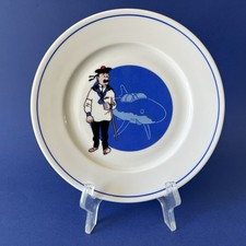 Assiette porcelaine tintin d'occasion  Granville