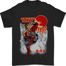 Camiseta masculina Monkey Magic retrô anos 70 artes marciais TV 100% algodão comprar usado  Enviando para Brazil