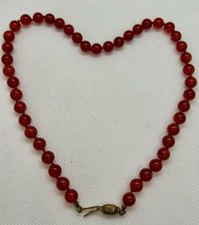 Collana rossa vintage usato  Vecchiano