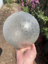 Vintage glass etched for sale  PLYMOUTH