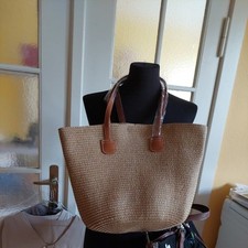 Bast stroh tasche gebraucht kaufen  Berlin