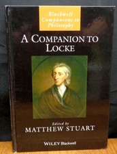 A COMPANION TO LOCKE BLACKWELL COMPANIONS TO PHILOSOPHY Matthew Stuart HC comprar usado A COMPANION TO LOCKE BLACKWELL COMPANIONS TO PHILOSOPHY Matthew Stuart HC comprar usado  Enviando para Brazil