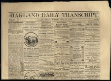 Oakland daily transcript for sale  Hartford