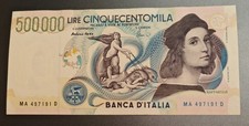 500000 lire raffaello usato  Gallipoli