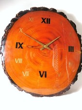 Wood clock slab for sale  Anderson