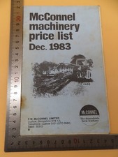 Mcconnel machinery price for sale  COLCHESTER