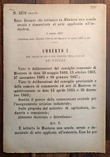 Mantova 1887 regio usato  Italia