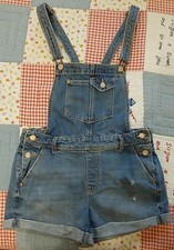 Salopette jeans pantaloncino usato  Paterno