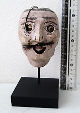 Cabeça de marionete de madeira de teca birmanesa vintage boca e olhos móveis comprar usado Cabeça de marionete de madeira de teca birmanesa vintage boca e olhos móveis comprar usado  Enviando para Brazil