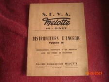 Ancienne instructions distribu d'occasion  Aubigny-en-Artois