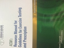 Acsm resource manual for sale  UK
