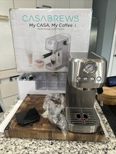 Máquina de café espresso essencial CASABREWS 3700 20 barras aço inoxidável cappuccino leitura comprar usado  Enviando para Brazil