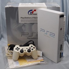Sistema de console PS2 RACING Pack SCPH-55000GT branco na caixa NTSC-J testado Sony ps2 comprar usado  Enviando para Brazil