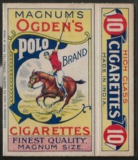 PAQUETE CIGARRILLO/TABACO VINTAGE - #0027 - CASCO 10's - OGDENS - MARCA POLO segunda mano  Embacar hacia Mexico