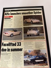 Framed original alfa for sale  WIGAN
