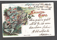 Cartolina karte soldatengruss usato  Bozen