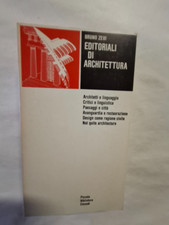 Bruno zevi editoriali usato Bruno zevi editoriali usato  San Giovanni in Persiceto