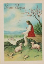 169632 vecchia cartolina auguri augurale buona pasqua illustrata da ventura comprar usado  Enviando para Brazil