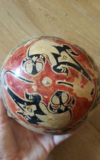 Decoración Africana Tibu Calabaza Pintada A Manoa Arte Etnico comprar usado  Enviando para Brazil