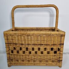 Vtg wicker basket for sale  Burdett