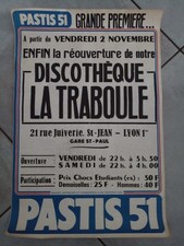 Affiche publicitaire discothè d'occasion  Le Péage-de-Roussillon
