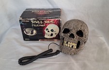 Skull telephone halloween. for sale  WORTHING