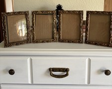 Conjunto vintage de molduras de ouro, resina maciça, imitação de madeira, design, 1973, EUA, usado comprar usado Conjunto vintage de molduras de ouro, resina maciça, imitação de madeira, design, 1973, EUA, usado comprar usado  Enviando para Brazil