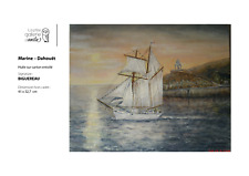 Peinture huile voilier d'occasion  Saint-Lô