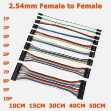Cabo Dupont 2,54 mm fio fêmea para fêmea 1P-10P/conector de via 10/20/30/40/50 cm comprar usado  Enviando para Brazil