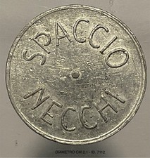 Gettone centesimi spaccio usato  Milano