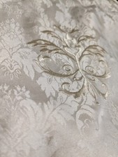 Cream silk damask for sale  HONITON